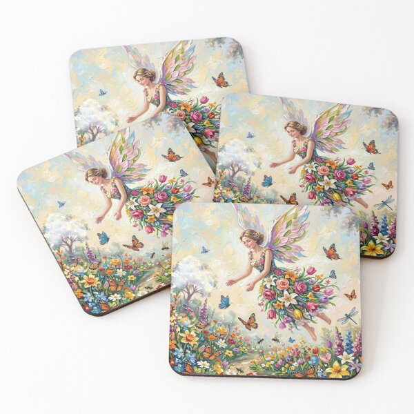 Item preview, The fairy in the flower garden designed and sold by PP&RAINBOW SHOP.