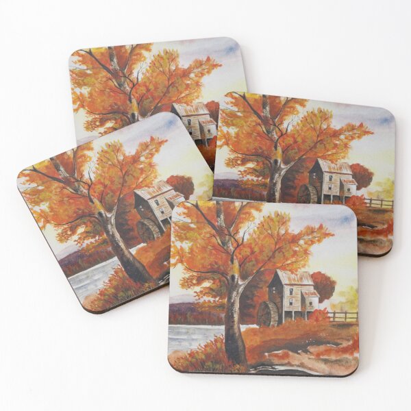 Item preview, Rustic scene in autumn designed and sold by Ginette Ash.