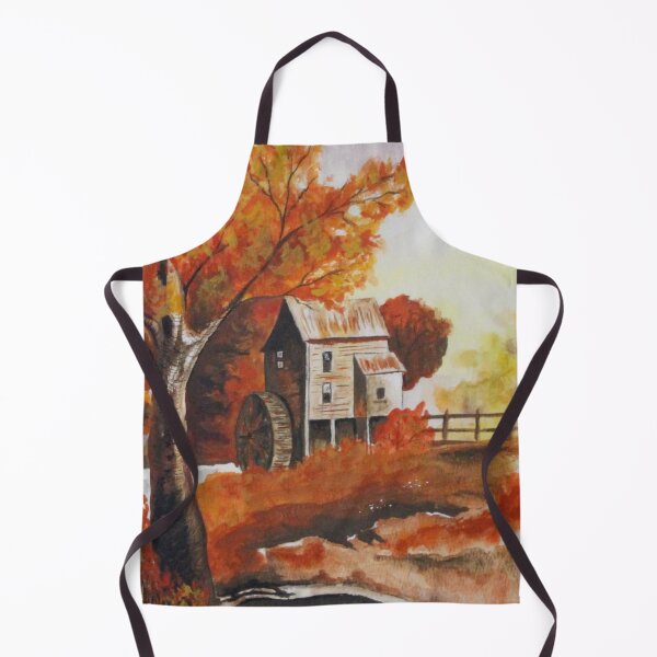 Item preview, Rustic scene in autumn designed and sold by Ginette Ash.
