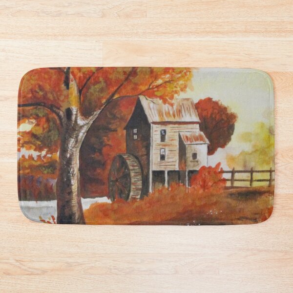 Item preview, Rustic scene in autumn designed and sold by Ginette Ash.