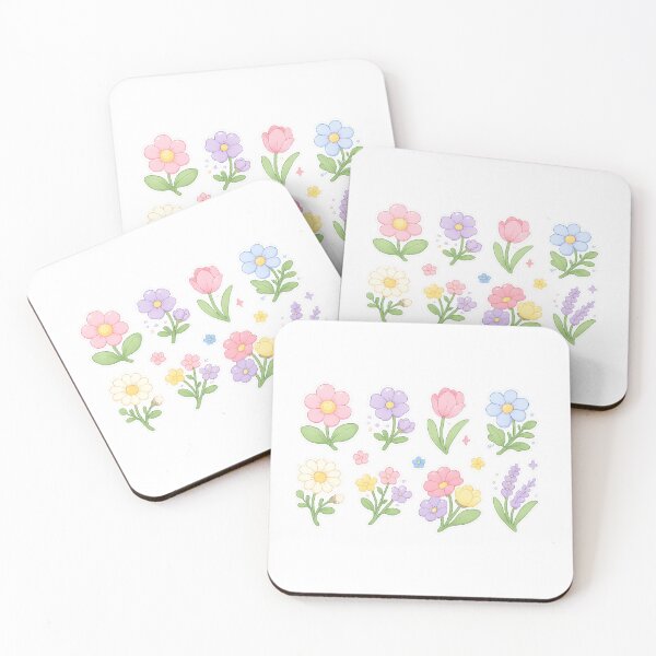 Item preview, Kawaii Floral Sticker Pack designed and sold by Blushbomb.