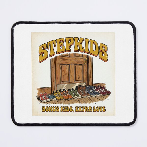 Item preview, Stepkids Vintage Retro Bonus Family Art designed and sold by DuckOddity.