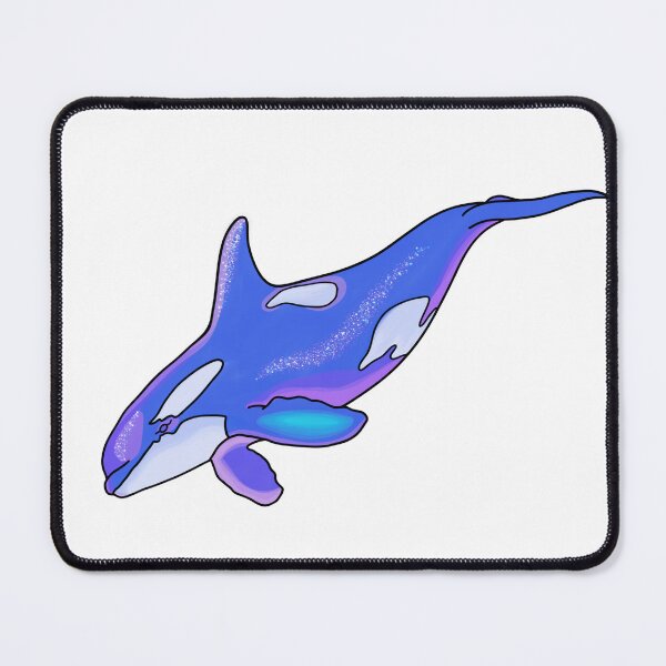 Item preview, Whimsical pastel diving orca designed and sold by ExtraCaffeine.