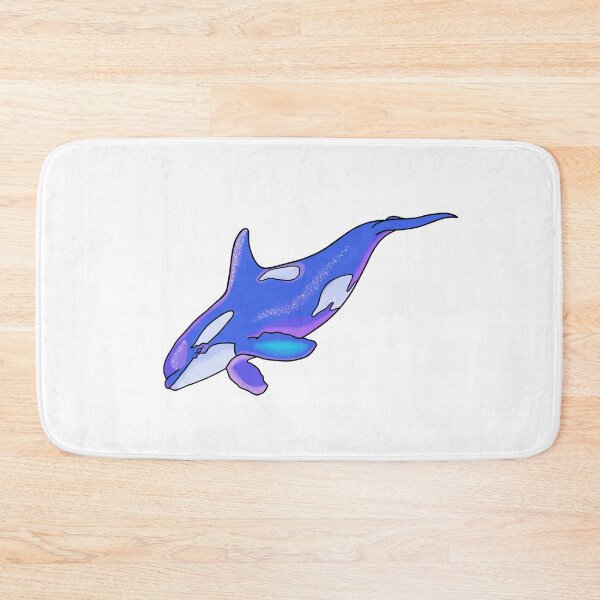 Item preview, Whimsical pastel diving orca designed and sold by ExtraCaffeine.