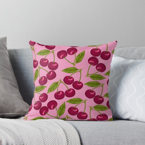 Item preview, Pastel Pink Cherry Repeat Pattern designed and sold by Jessica Morris Designs.