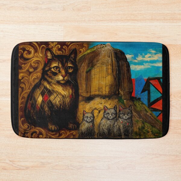 Item preview, Pop Art Rio de Janeiro, Pedra da Gavea, Gatos, Cats designed and sold by Helios Be. Lavsh.