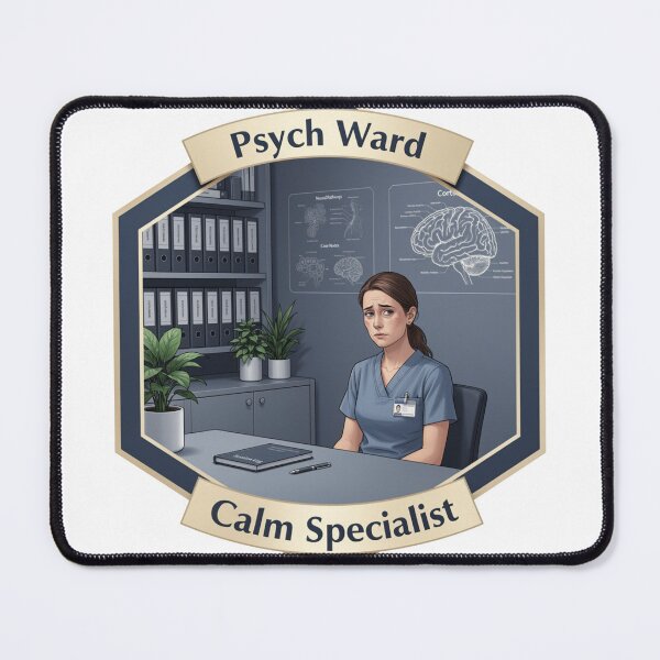 Item preview, Psych Ward Calm Specialist Funny Psych Nurse Gift designed and sold by YMLux.