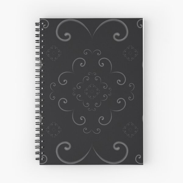 Item preview, Unusual pattern with snakes of gray color on a black background designed and sold by Cherevan.
