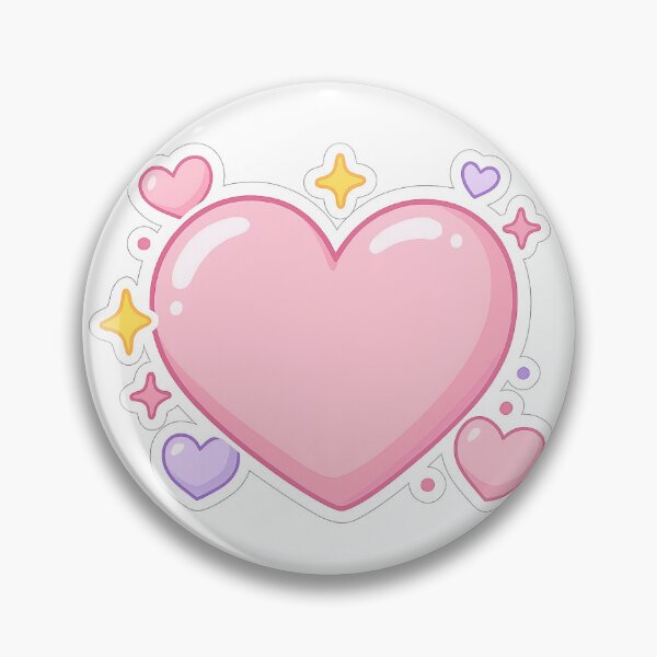 Item preview, Kawaii pink heart design designed and sold by Blushbomb.