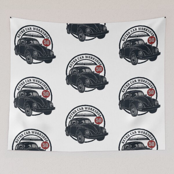 Artikelvorschau, Oldtimer-Werkstatt – Klassische Autogarage-Kunst entworfen und verkauft von 1001T-Shirt.