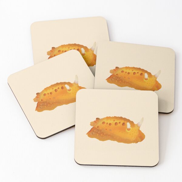 Item preview, Nudibranch - sea slug - Red Doris - orange designed and sold by Poulpimousse.