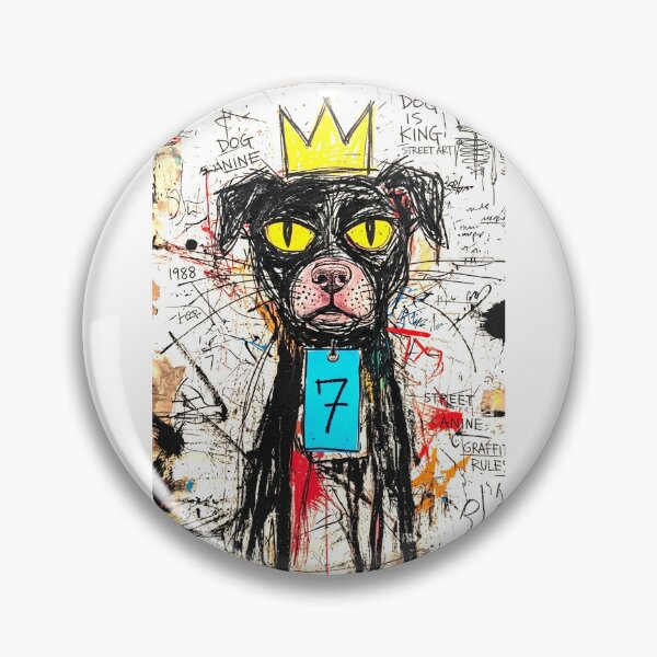 Item preview, Graffiti Black Dog designed and sold by ulrichlehrer99.