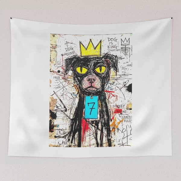 Item preview, Graffiti Black Dog designed and sold by ulrichlehrer99.