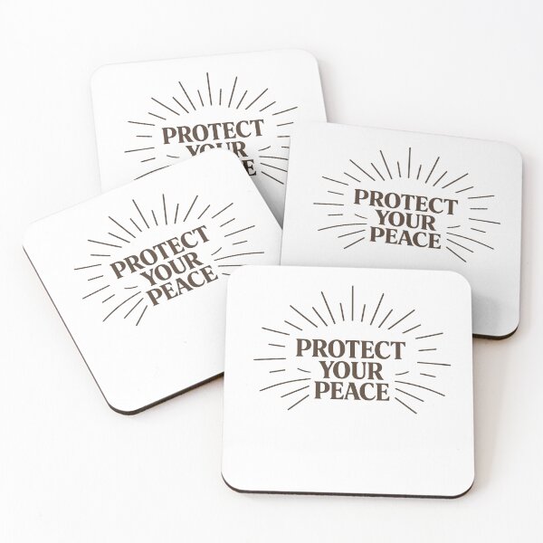 Item preview, Protect Your Peace Minimal Design designed and sold by BeaVibes.