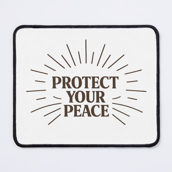 Item preview, Protect Your Peace Minimal Design designed and sold by BeaVibes.