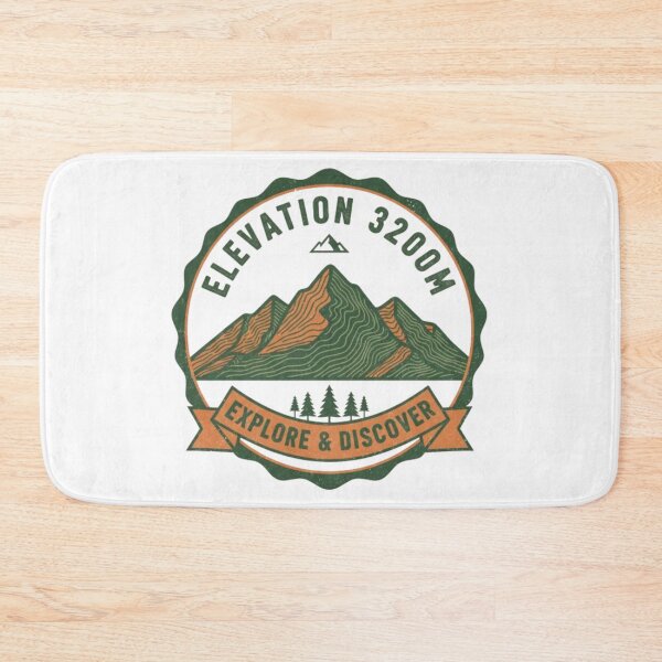 Item preview, Mountain Topographic Retro Patch Tee — Outdoor Style designed and sold by Ditstyle.