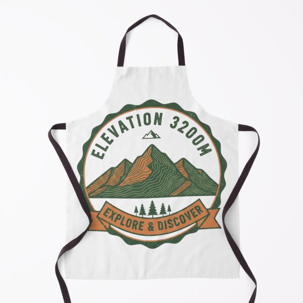 Item preview, Mountain Topographic Retro Patch Tee — Outdoor Style designed and sold by Ditstyle.