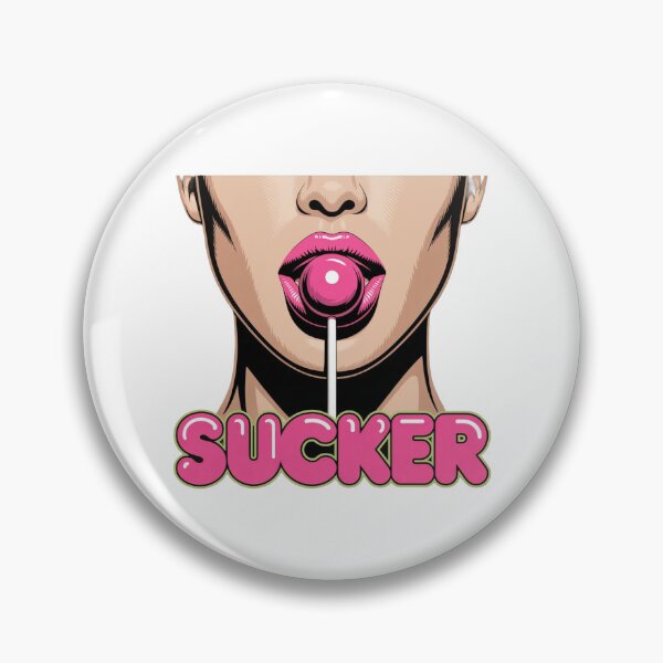 Item preview, Retro “Sucker” Lollipop T-Shirt – Bold Pop Art Candy Lips Design for Y2K Fashion & Festival Lovers designed and sold by GemBob Creations.