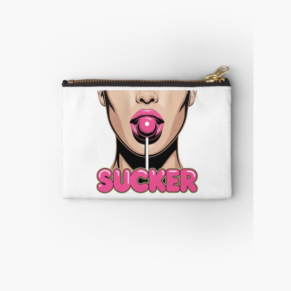 Item preview, Retro “Sucker” Lollipop T-Shirt – Bold Pop Art Candy Lips Design for Y2K Fashion & Festival Lovers designed and sold by GemBob Creations.