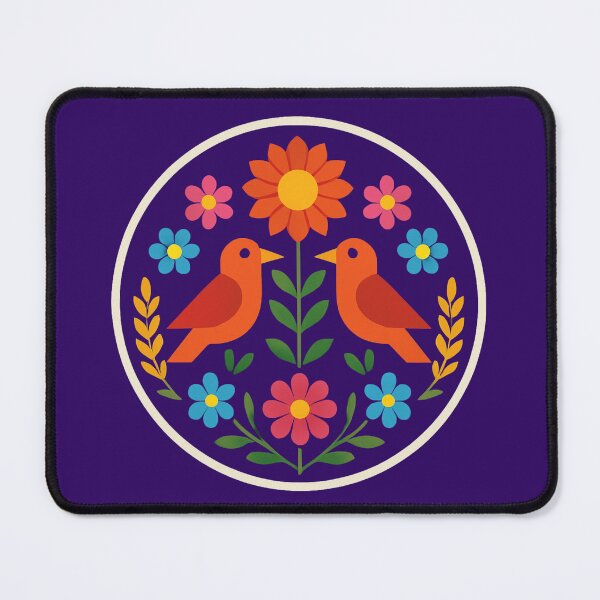 Item preview, Folklore Harmony: Vibrant Slavic Bird & Flower Circle Art designed and sold by Wild Hare.