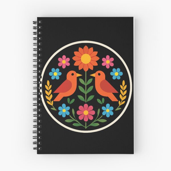 Item preview, Folklore Harmony: Vibrant Slavic Bird & Flower Circle Art designed and sold by Wild Hare.