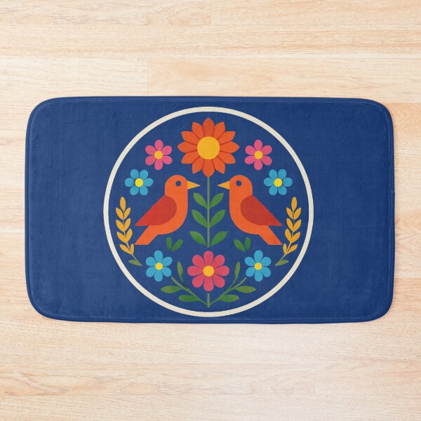 Item preview, Folklore Harmony: Vibrant Slavic Bird & Flower Circle Art designed and sold by Wild Hare.
