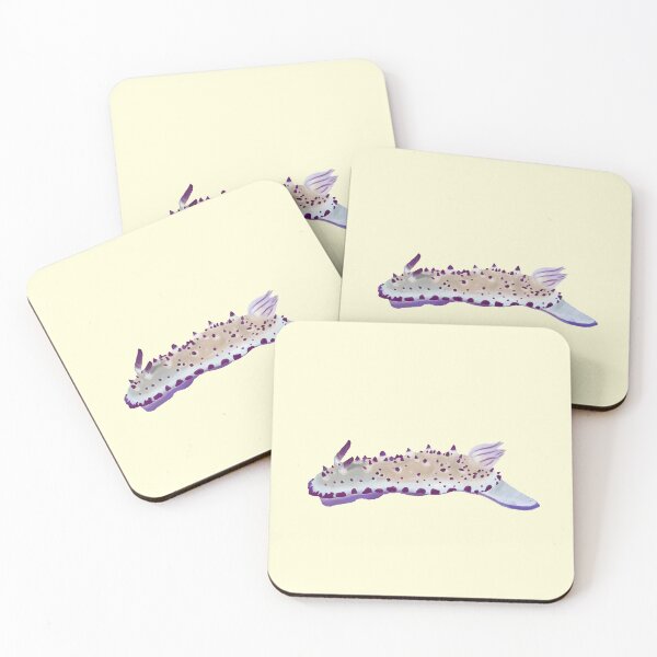 Item preview, Nudibranch - sea slug - Mexichromis multituberculata - yellow designed and sold by Poulpimousse.
