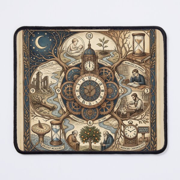 Item preview, Ilusión del Tiempo Vintage Steampunk Cosmic Order Art designed and sold by Sybille-Yates.