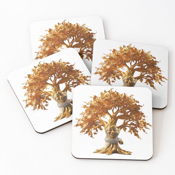 Item preview, Golden Enchanted Tree designed and sold by digitalvibe4u.