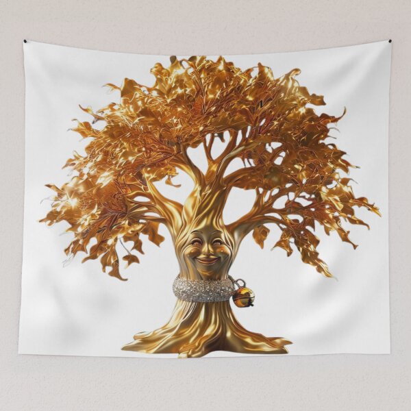 Item preview, Golden Enchanted Tree designed and sold by digitalvibe4u.