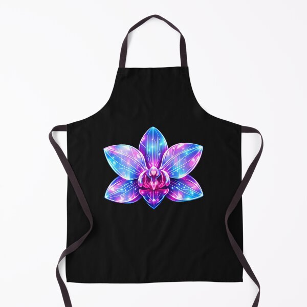 Item preview, Neon holographic orchid in cyberpunk style designed and sold by slinsish.