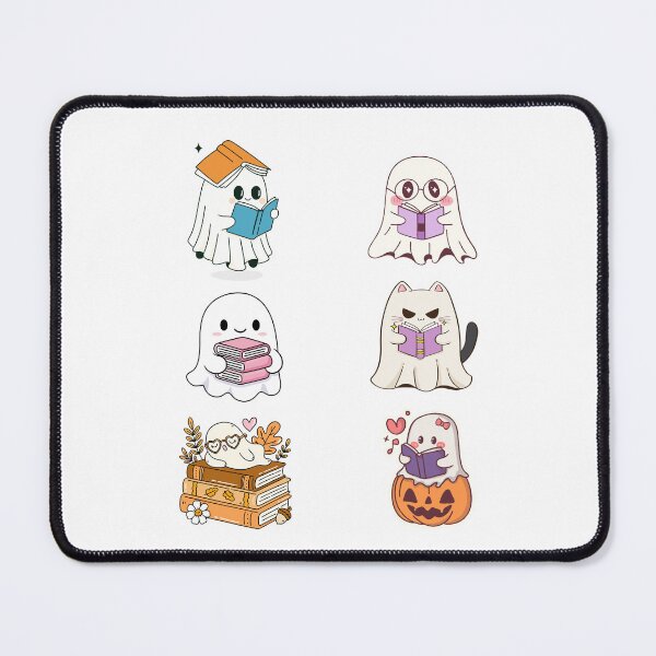 Item preview, Reading Sheet Ghost Cute Ghosts Reading Pack Book Set Spooky Book Lovers Gift Ideas Sticker designed and sold by trendnest_shop.