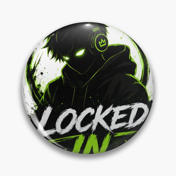 Item preview, Locked In Neon Sigma Anime Sticker designed and sold by Painted Reverie .