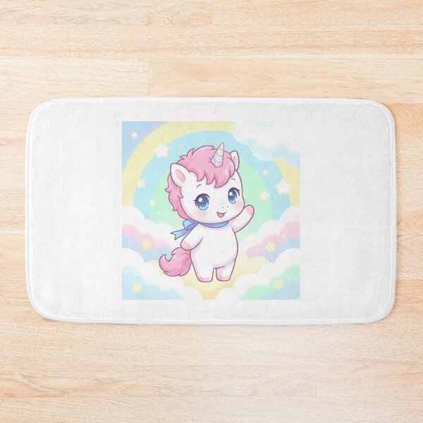 Item preview, Chibi Happy Unicorn Sticker designed and sold by Solace Sparkles.