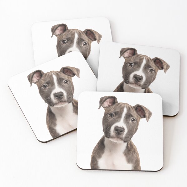 Item preview, Adorable American Staffordshire Terrier Pup for Cute AmStaff puppy lovers designed and sold by LazyOwlStore.