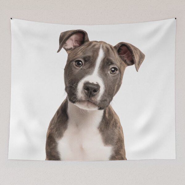 Item preview, Adorable American Staffordshire Terrier Pup for Cute AmStaff puppy lovers designed and sold by LazyOwlStore.