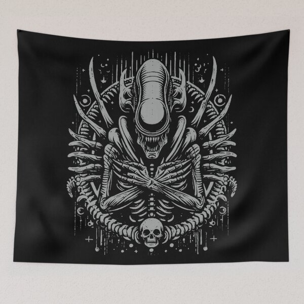 Item preview, Alien Xenomorph HR Giger style designed and sold by ChunkByChunk.