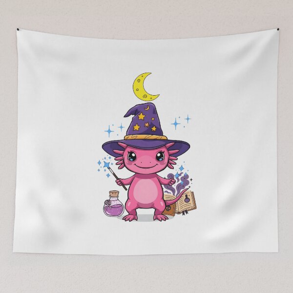 Item preview, Cute Axolotl Wizard designed and sold by yuki-hana.