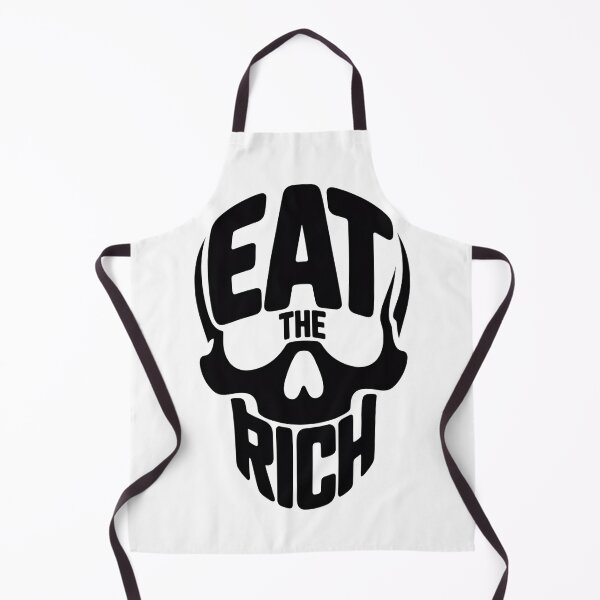 Item preview, Eat the Rich Skull Typography – Bold Anti Capitalist Statement Design designed and sold by ArcticFoxStudio.
