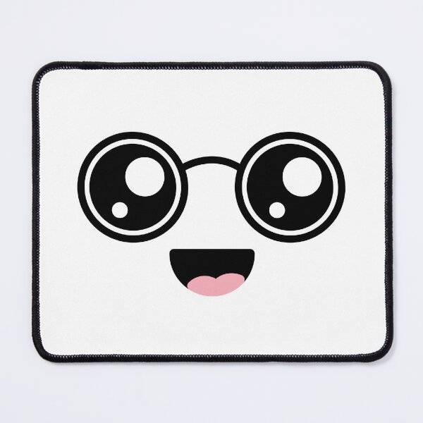 Item preview, Cute kawaii happy smiling nerdy face designed and sold by BlushyPrint.