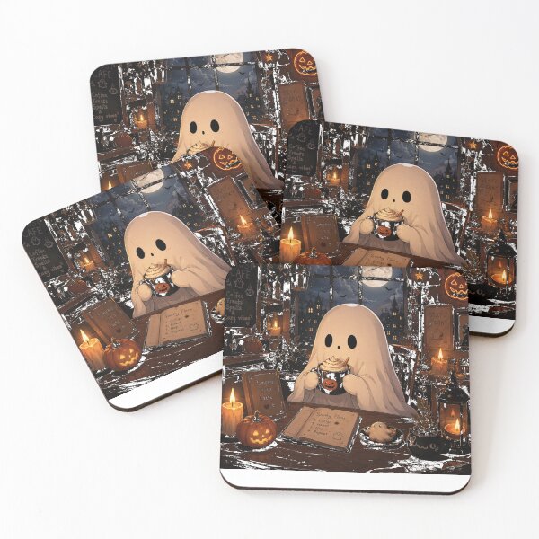 Item preview,  Ghost Cafe Halloween Pumpkin Spice Aesthetic Design designed and sold by MotylekAnia.