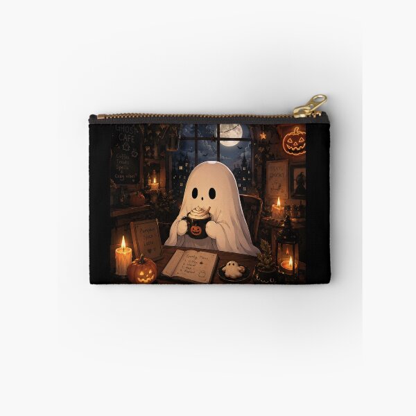 Item preview,  Ghost Cafe Halloween Pumpkin Spice Aesthetic Design designed and sold by MotylekAnia.