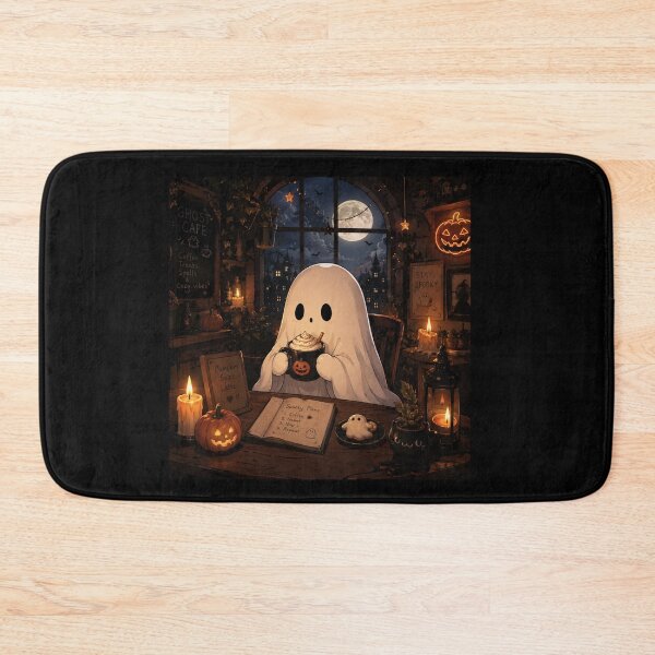 Item preview,  Ghost Cafe Halloween Pumpkin Spice Aesthetic Design designed and sold by MotylekAnia.
