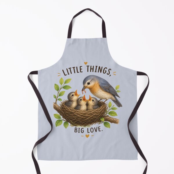 Item preview, Little Things Big Love Cute Mother Bird and Baby Birds Design designed and sold by Tidarat-27.