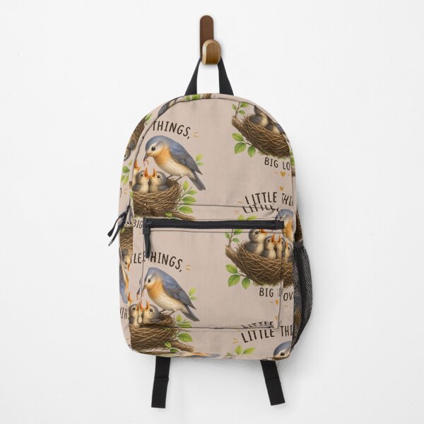 Item preview, Little Things Big Love Cute Mother Bird and Baby Birds Design designed and sold by Tidarat-27.