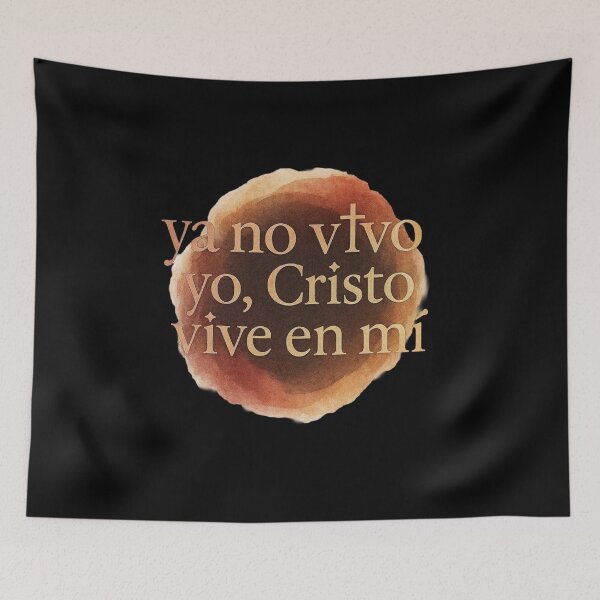 Item preview, I No Longer Live Christ Lives In Me Christian T-Shirt | Spanish Galatians 2:20 Faith Gift designed and sold by EvolusionPro.