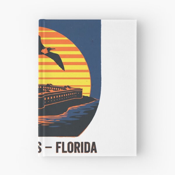 Item preview, Dry Tortugas Florida National Park Vintage Retro Sunset designed and sold by LoliDesignShop.