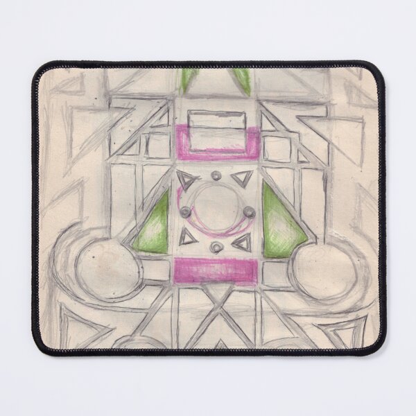 Item preview, Geometric Totem: Abstract Neon Sketch designed and sold by 90 A.