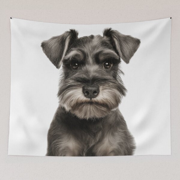 Item preview, Adorable Standard Schnauzer Pup for Cute Mittelschnauzer Puppy lovers designed and sold by LazyOwlStore.