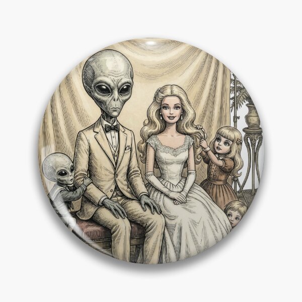Item preview, Alien Wedding Doll Bride — Ocean Ceremony Dark Surreal Engraving Art designed and sold by Lestari Studio.